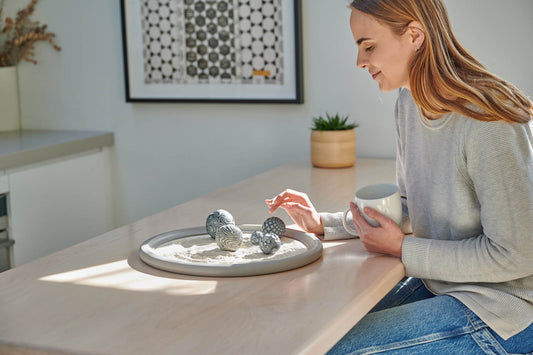 Concrete Art Meets Interactive Desktop Accessory