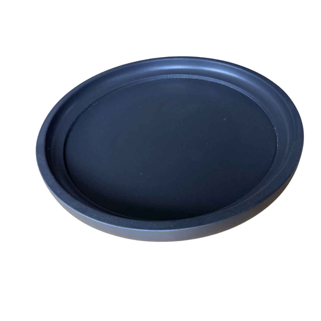 Deep Dish Charcoal Circular Sand Tray