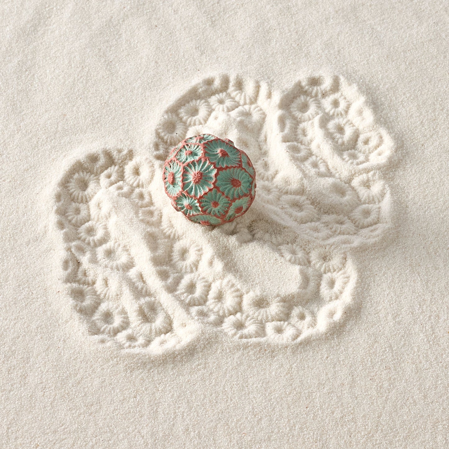 Coral | Sand Sphere | Ready to Ship