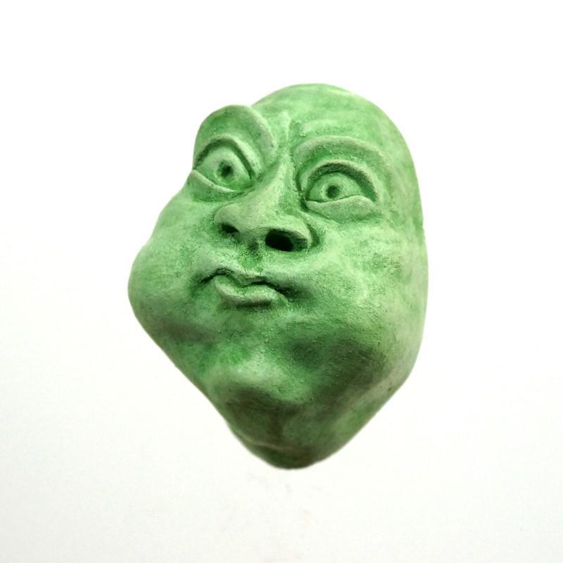 Wall-Hanging Decor | Cement Sculpture | Expressive Face | Burst