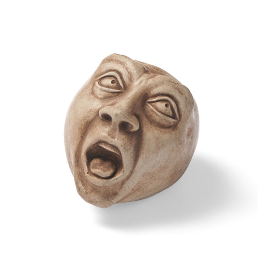 panicking head sculpture