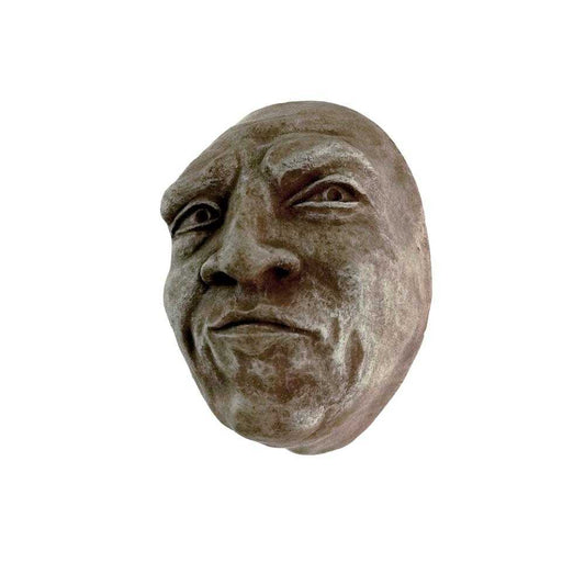 Skeptical Look | Small Face Sculpture in Slate
