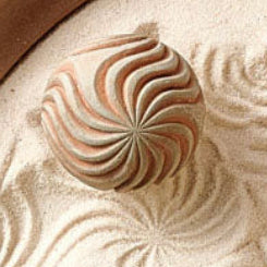 creating meditative art with sand sphere patterns 