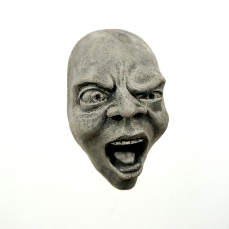 Wall-Hanging Cement Face | Wrath 