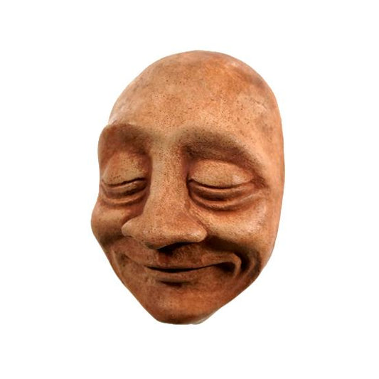 Blissful Art | Therapeutic Gifts | Happy Office | Bliss Face in Terra Cotta