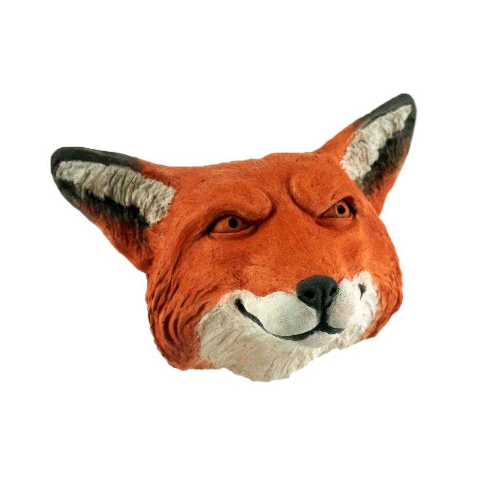 Fox Themed Wall Art | Cement Animal Head
