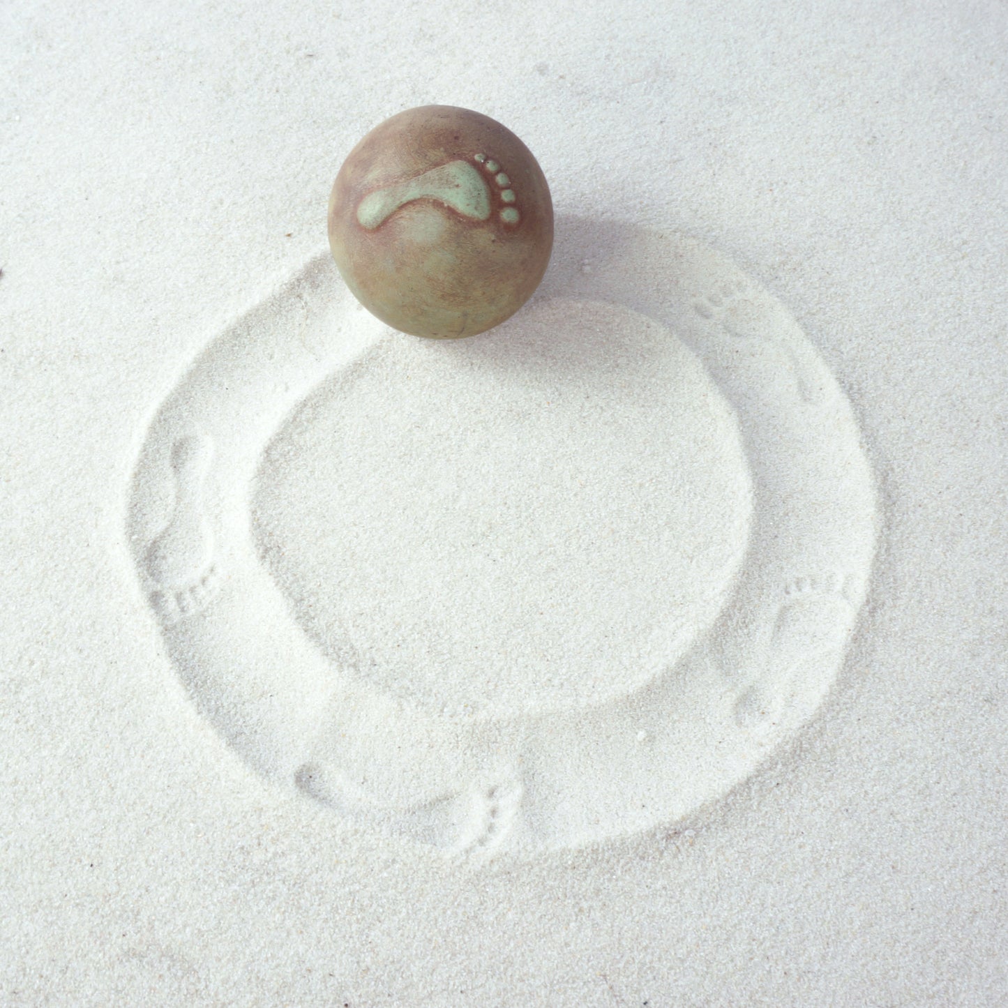 Sand Sphere | Footprints | Small